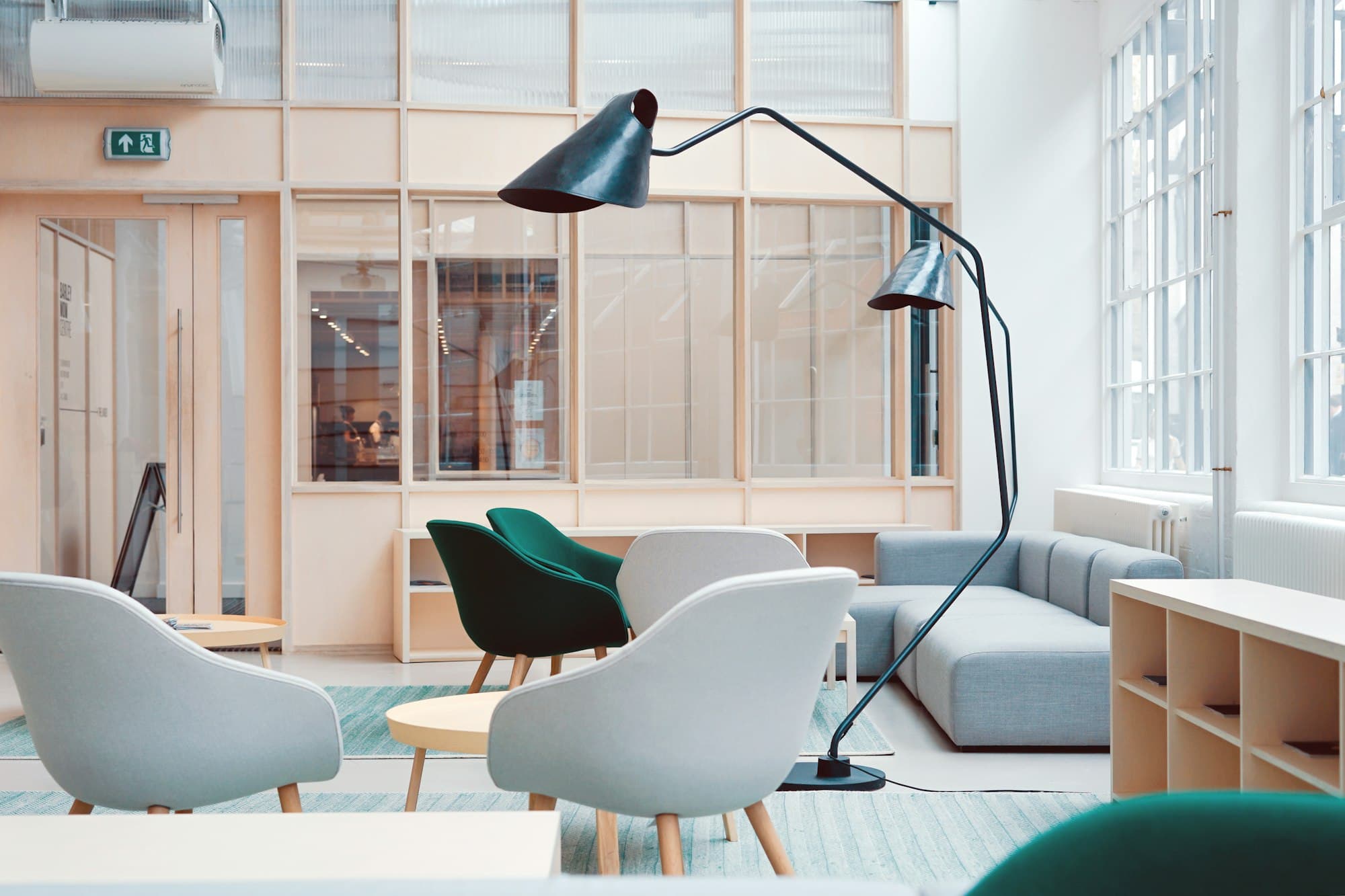 A desk that doesn't look like an office.